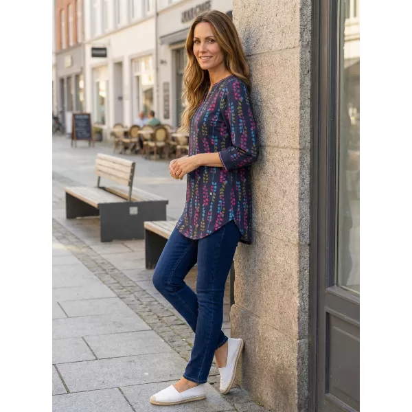  Damen-T-Shirt KIXMI ROSALIA DUNKELBLAU 