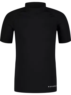 Kinder-T-Shirt mit UV-Schutz NORDBLANC BRINY NBSKF7870 SCHWARZ