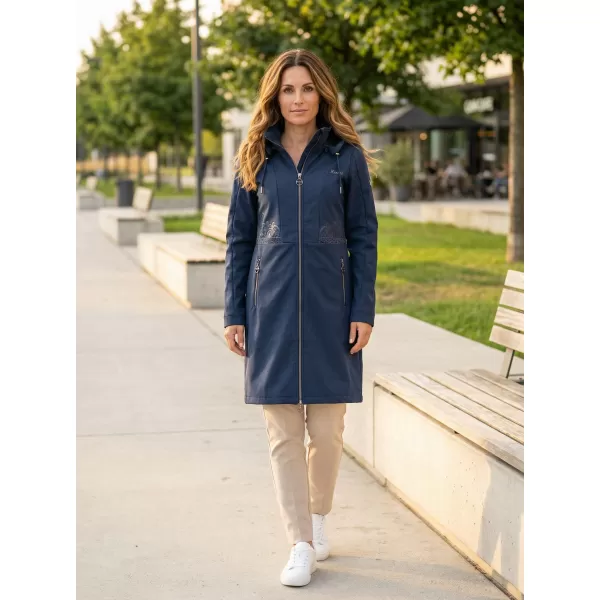  Softshell-Mantel für Damen KIXMI RITA DUNKELBLAU 