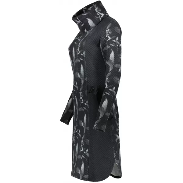  Sweatshirt-Kleid für Damen ALTISPORT BESSIE SCHWARZ 