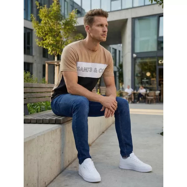  Herren-T-Shirt SAM 73 SEAMUS MT 828 GOLDEN 