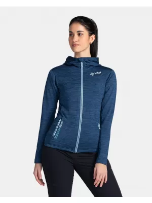 Fleece-Sweatshirt für Damen KILPI SEVELEN-W TL0203KI DUNKELBLAU