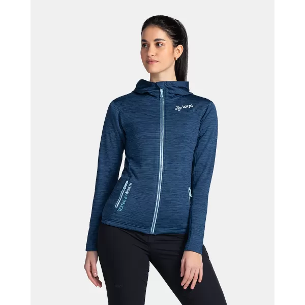  Fleece-Sweatshirt für Damen KILPI SEVELEN-W TL0203KI DUNKELBLAU 