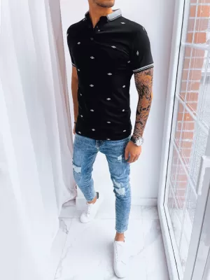 Herren t -Shirt mit einem Kragen DSTREET PX0573 SCHWARZ