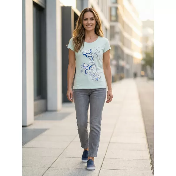  Damen-T-Shirt ALTISPORT ALW179122 FROSTBLAU 