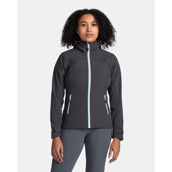  Softshelljacke für Damen KILPI RAVIA-W TL0109KI DUNKELGRAU/BLAU 