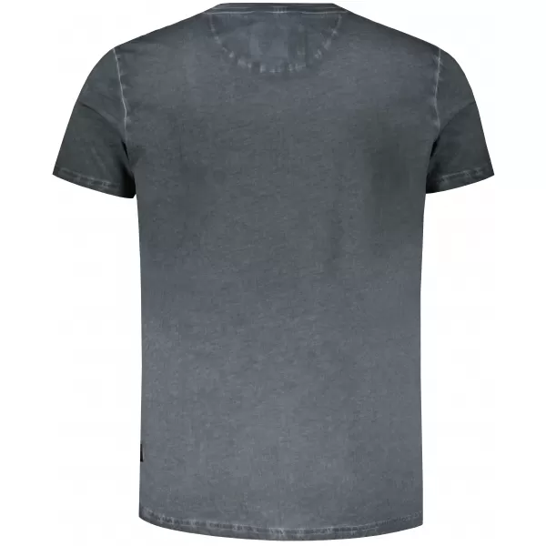  Herren-T-Shirt KIXMI RICKY DUNKELGRAU 
