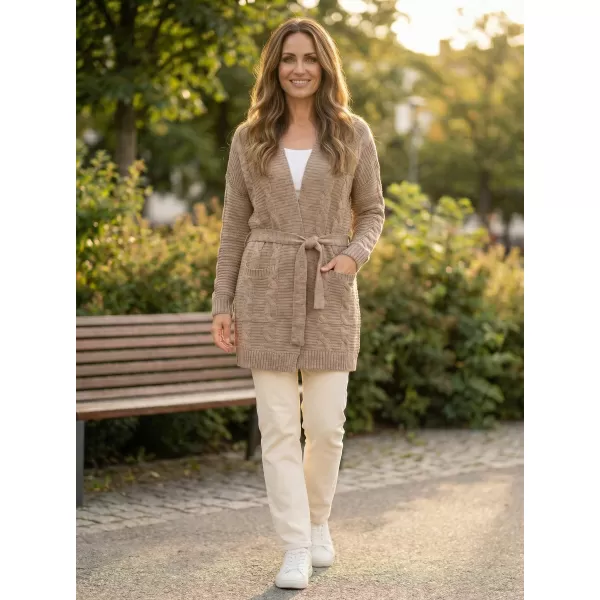  Damenpullover KIXMI RENATA BEIGE-MELANGE 