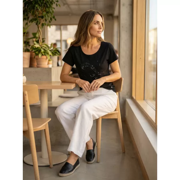  Damen-T-Shirt KIXMI ROCCA SCHWARZ 