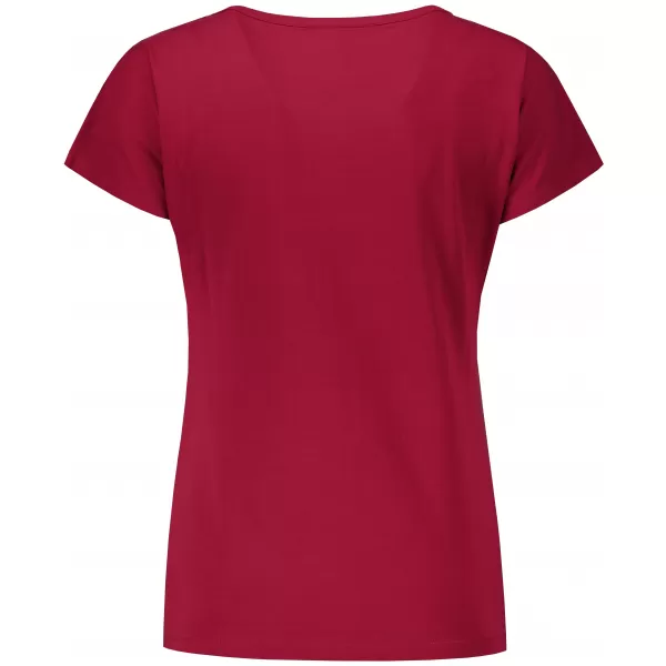 Damen-T-Shirt KIXMI ROSIE BURGUND 