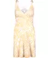 Kleid NORDBLANC V-NECK NBSLD7804 GELB/WEIß