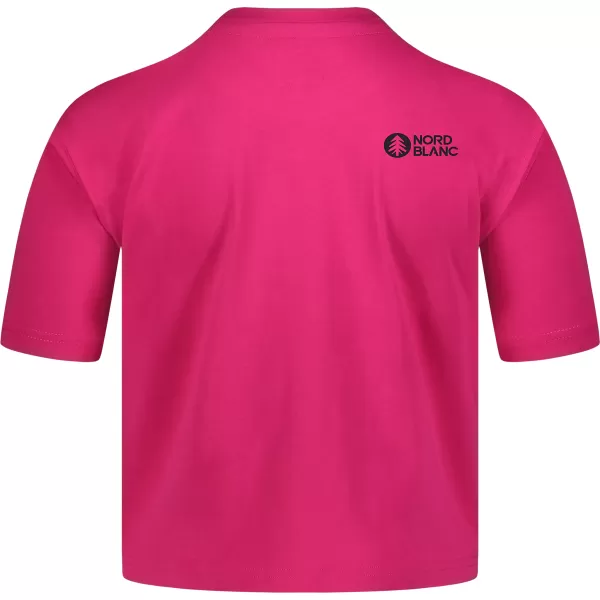  Crop-Top für Damen NORDBLANC CROPTOP NBSLT7819 ROSA 