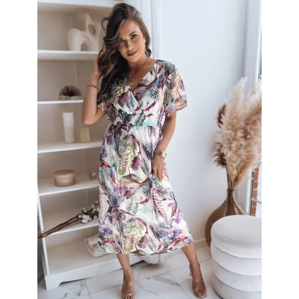  Kleid DSTREET LUNNA EY2306 WEIß -VIOLETT 