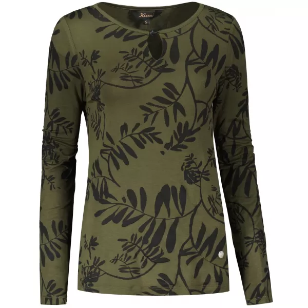  Damen-T-Shirt KIXMI ROAN MILITÄR 