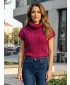 Damen-Strickweste KIXMI RAISA BURGUND