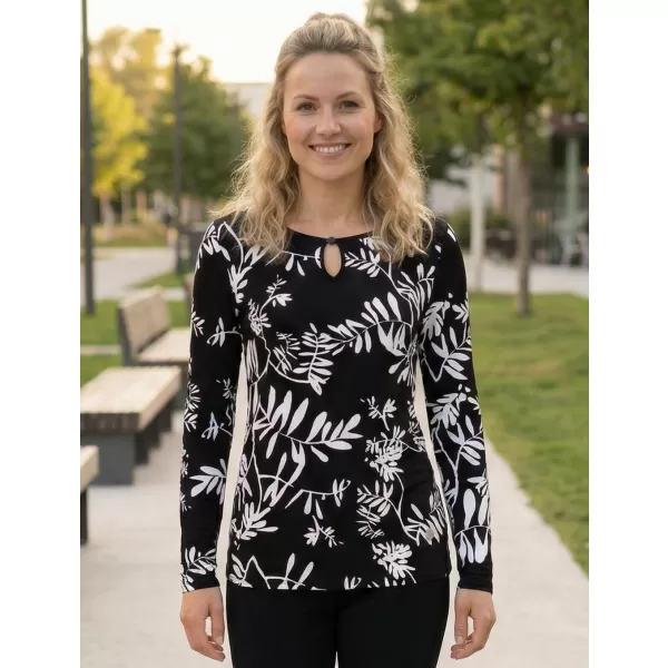  Damen-T-Shirt KIXMI ROAN SCHWARZ 