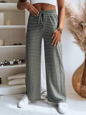 Damenhosen DSTREET BOLD STRIPE UY1505 GRÜN