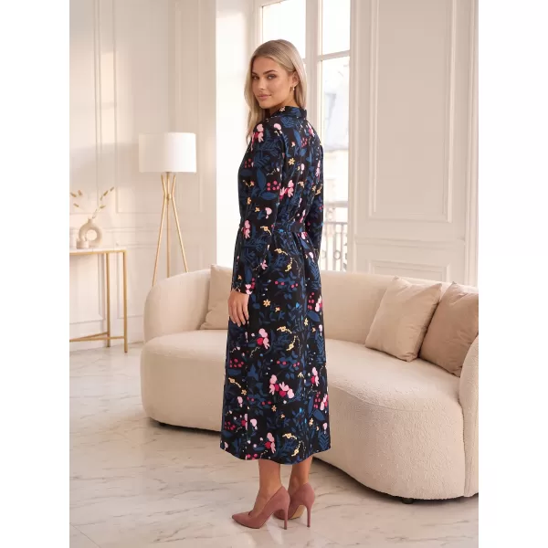  Hemdblusenkleid für Damen KIXMI ROSITA SCHWARZ 