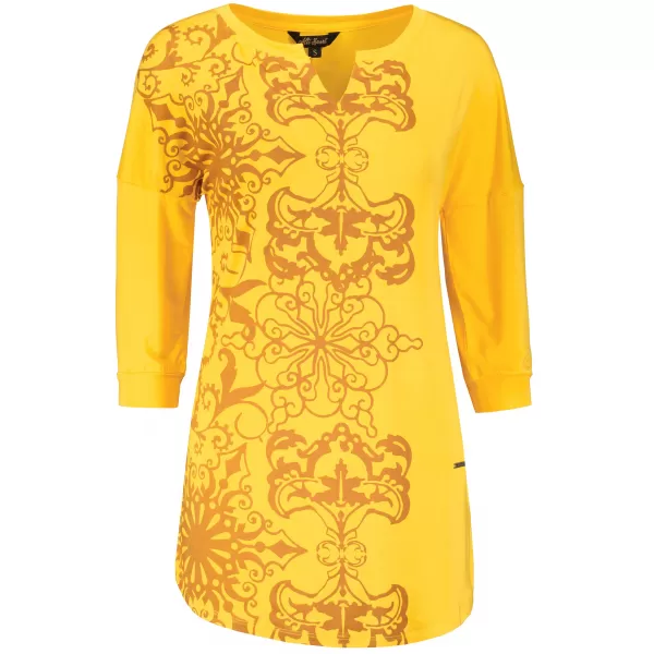  Damen-T-Shirt ALTISPORT BLANCH GELB 
