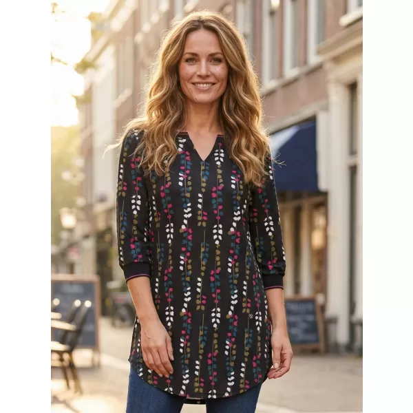  Damen-T-Shirt KIXMI ROSALIA SCHWARZ 