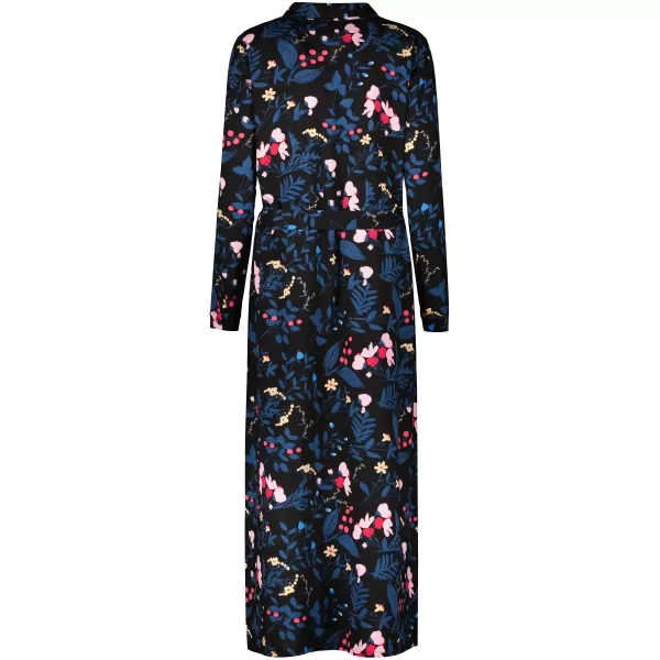  Hemdblusenkleid für Damen KIXMI ROSITA SCHWARZ 