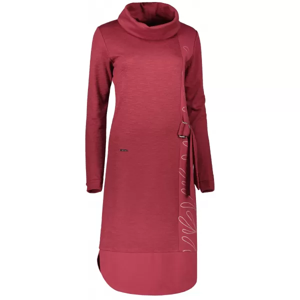  Sweatshirt-Kleid für Damen KIXMI RENIE BURGUND 
