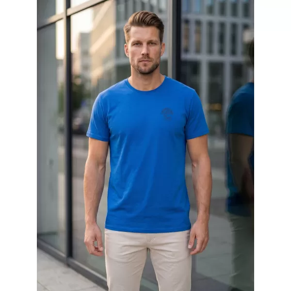  Herren-T-Shirt SAM 73 DIEGO MT 827 LEUCHTEND BLAU 