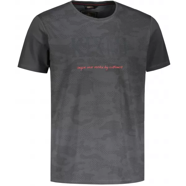  Herren-T-Shirt KIXMI RADLY DUNKELGRAU 