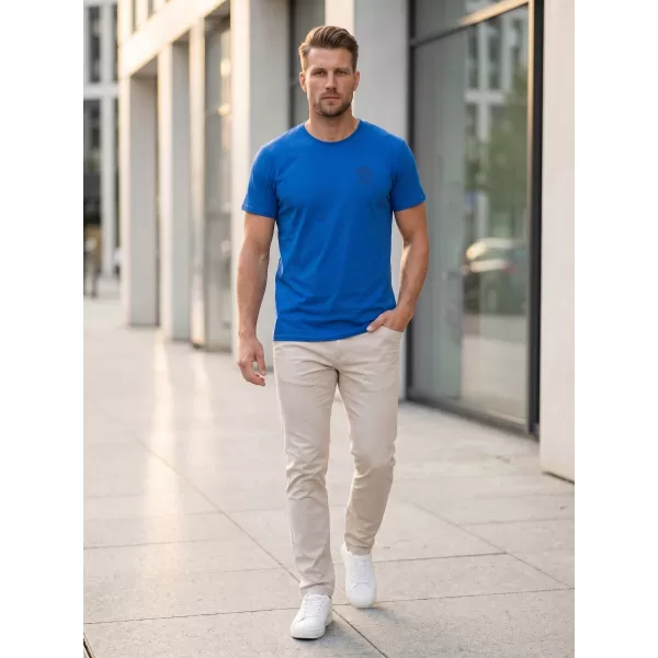  Herren-T-Shirt SAM 73 DIEGO MT 827 LEUCHTEND BLAU 