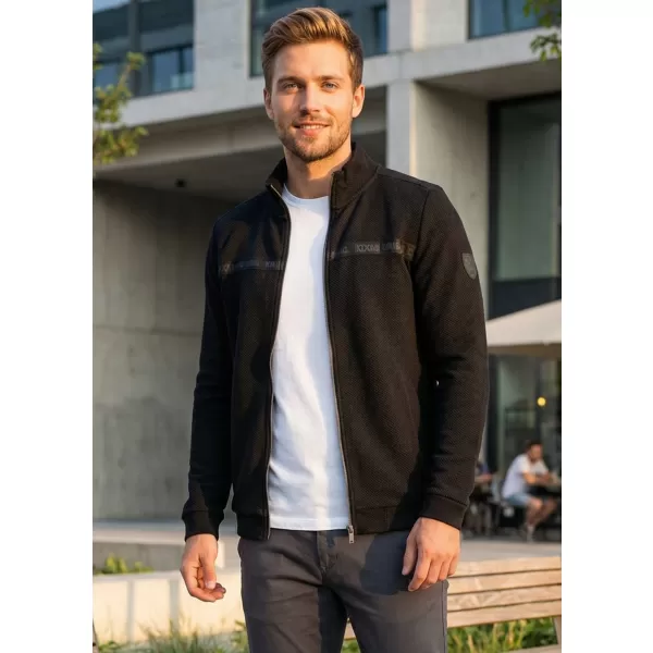  Herren-Sweatshirt KIXMI REUBEN SCHWARZ 