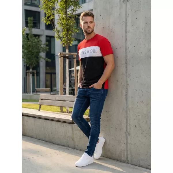  Herren-T-Shirt SAM 73 SEAMUS MT 828 ROT 
