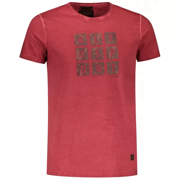  Herren-T-Shirt ALTISPORT BARRY BURGUND 
