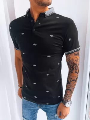 Herren t -Shirt mit einem Kragen DSTREET PX0573 SCHWARZ