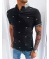 Herren t -Shirt mit einem Kragen DSTREET PX0573 SCHWARZ