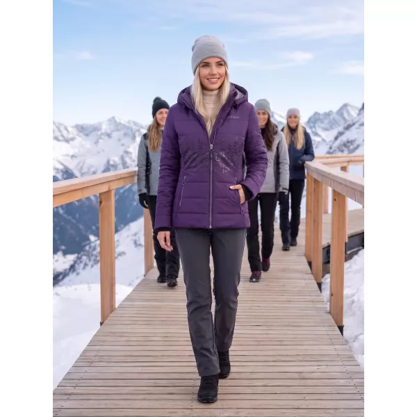  Winterjacke für Damen ALTISPORT BEATRICE LILA 