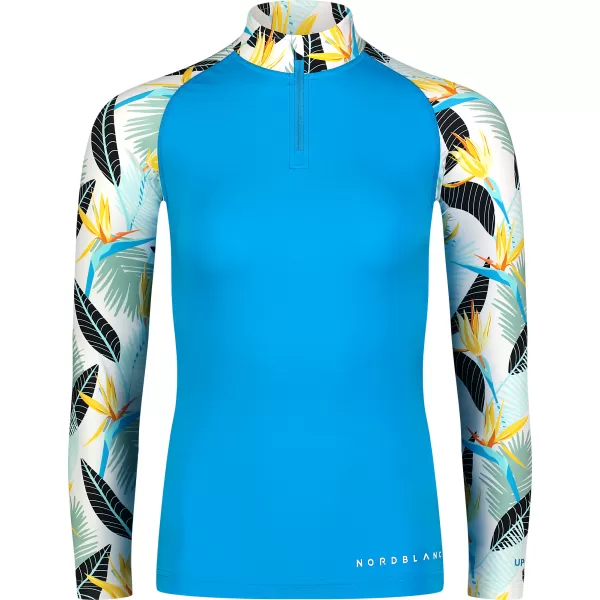  Damen-T-Shirt NORDBLANC WATER NBSLF7865 BLAU 