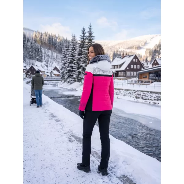  Winterjacke für Damen KIXMI RUBIE ROSA 