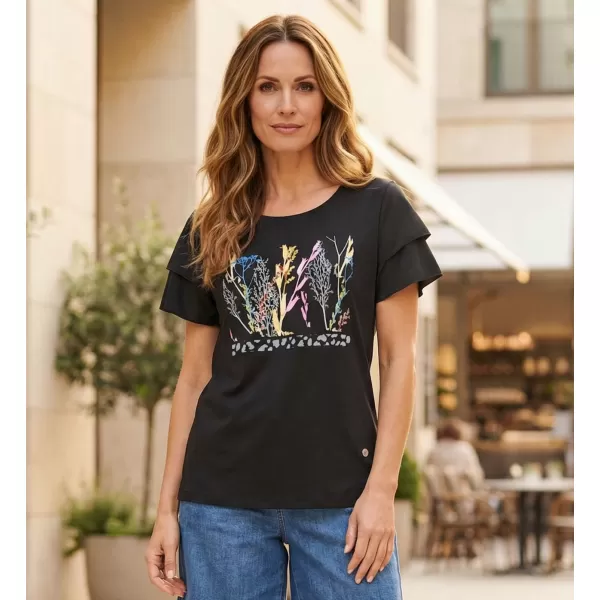  Damen-T-Shirt KIXMI RIANNA SCHWARZ 