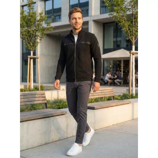  Herren-Sweatshirt KIXMI REUBEN SCHWARZ 