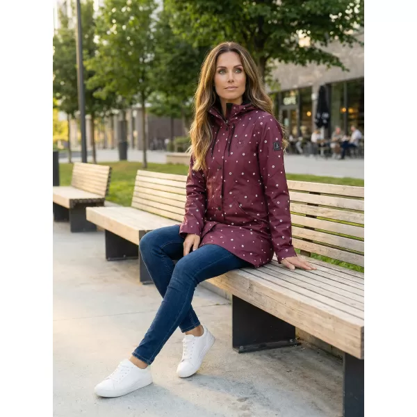  Herbstjacke für Damen ALTISPORT OWEDA LJCB628 BURGUND 