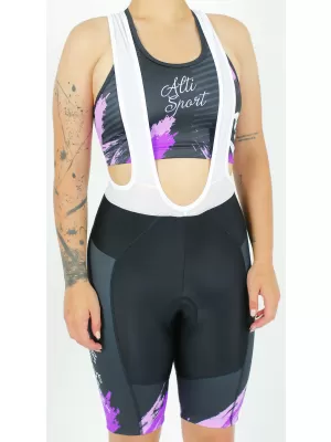 Premium-Radshorts für Damen ALTISPORT SWE/ALW01S14 LILA