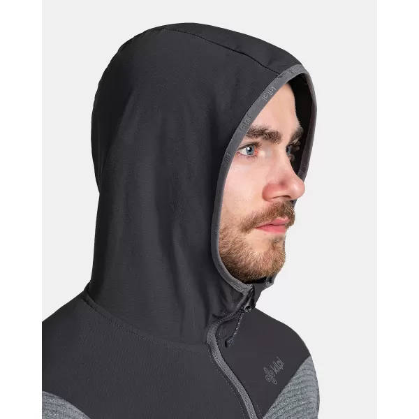  Fleece-Sweatshirt für Herren KILPI TANALI-M TM0202KI DUNKELGRAU 