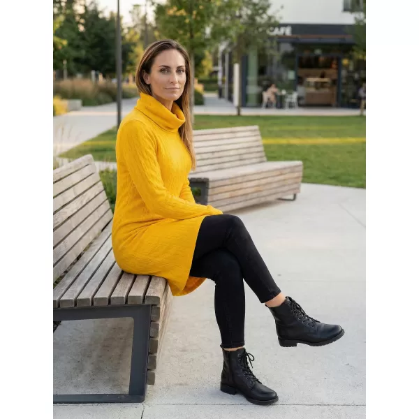 Sweatshirt-Kleid für Damen KIXMI RIVA GELB 