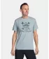 Herren-T-Shirt KILPI SKULLY-M TM0377KI HELLGRAU