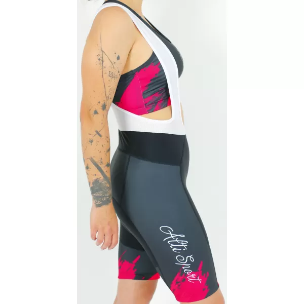 Premium-Radshorts für Damen ALTISPORT SWE/ALW01S14 ROT 