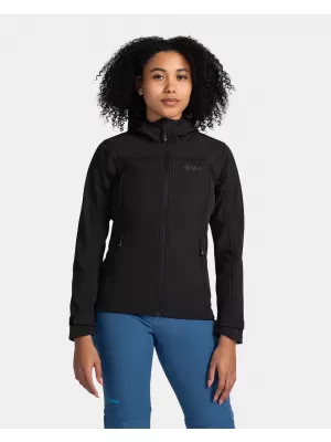 Softshelljacke für Damen KILPI RAVIA-W TL0109KI SCHWARZ