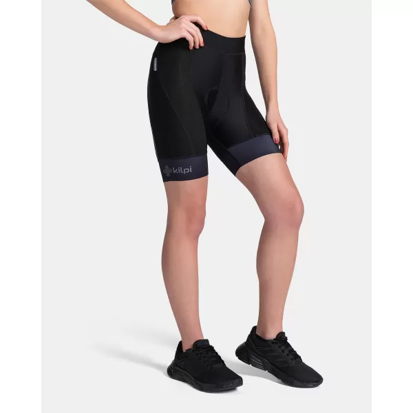  Damen-Radhose KILPI PRESSURE-W TL0416KI SCHWARZ 