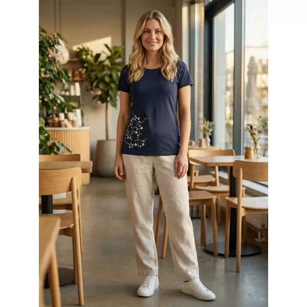  Damen-T-Shirt ALTISPORT ALW133/PUSTA NAVY BLAU 