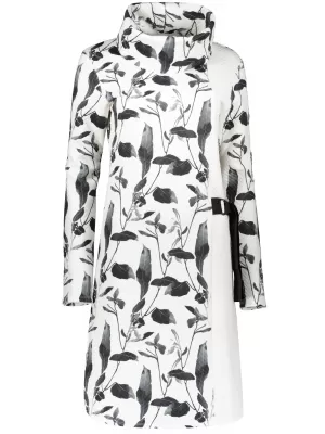 Sweatshirt-Kleid für Damen ALTISPORT BESSIE WEIß