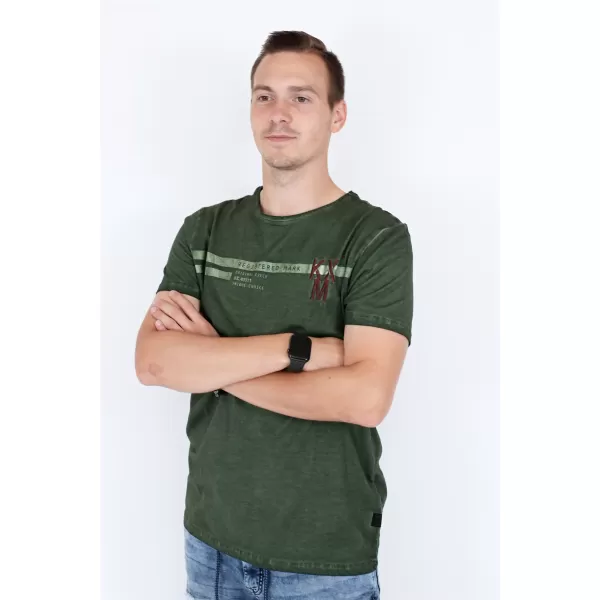  Herren-T-Shirt KIXMI RICKY MILITÄR 